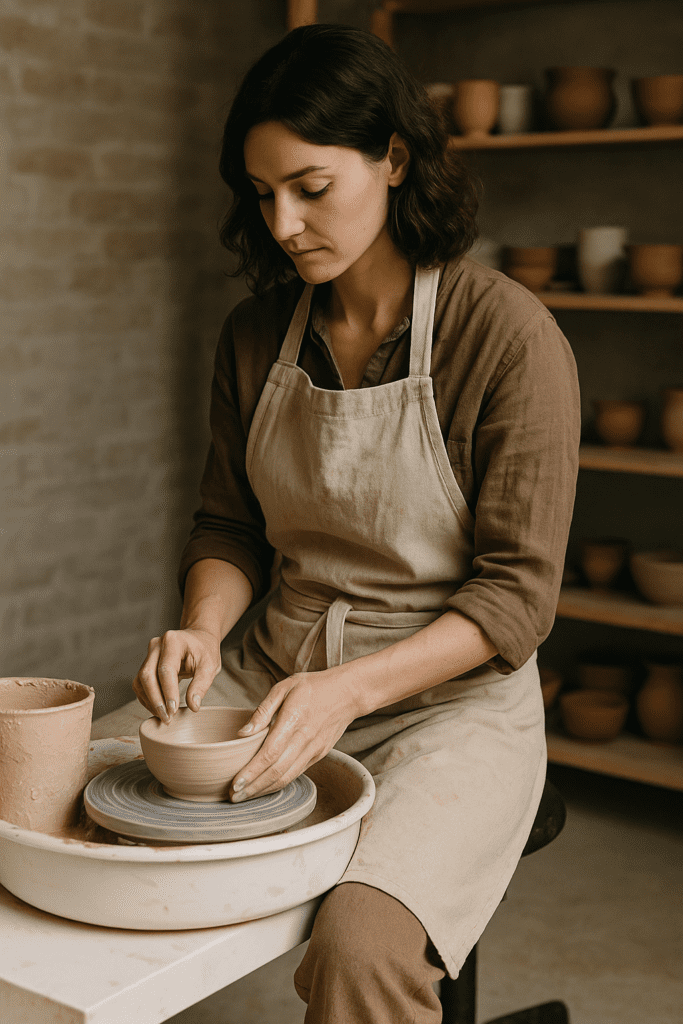 Tablier de céramiste